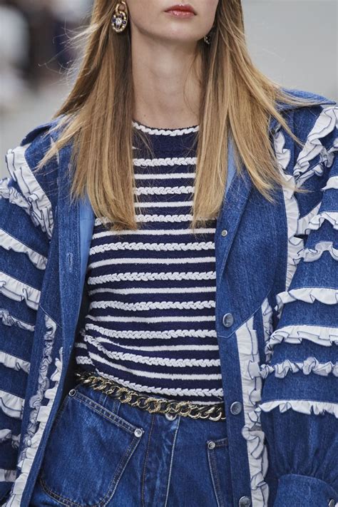 chanel fashion week 2020|chanel denim jacket 2020.